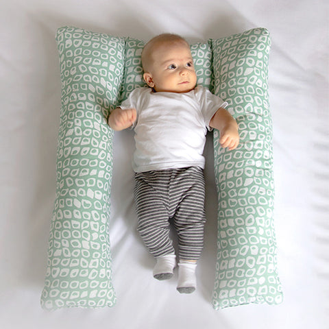 Babyjem - Soft Baby Cushion Grey Flower 0 Months+