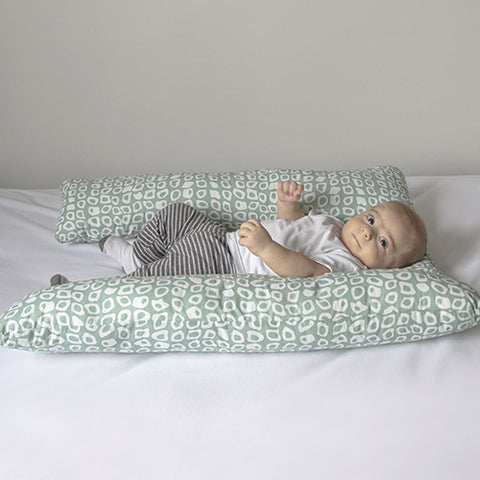 Babyjem - Soft Baby Cushion Grey Flower 0 Months+