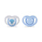 Mamajoo - 2X Silicone Orthodontic Soothers 6 Month + Elephant / Blue