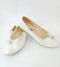 Vicco - Fluff Bowed Ballet Shoes- White_EU 36