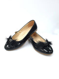 Vicco - Fluff Bowed Ballet Shoes- Black_EU 36
