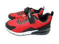 Vicco - Lace-Up Velcro Sport Shoes - Red/Black_EU 35