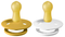Bibs - Colour Size 2 - Toddler 6-18M (2pcs) - Mustard/White