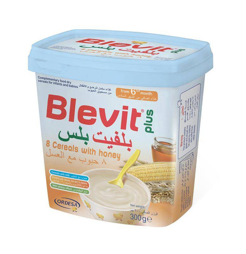 Ordesa - Blevit Plus -8 Cereals with Honey Dry Cereals 300 Grms
