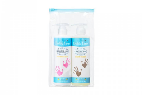 Childs Farm - Hand Care Gift Bag Contains 2 X 250Ml Bottles - Handwash ,Moisturiser Grapefruit & Organic Tea Tree