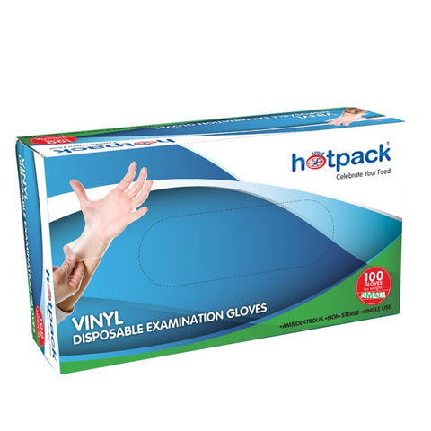 Hotpack - Vinyl Gloves - Large-100Pcs
