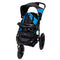 Baby Trend - XCEL JOGGER MOSAIC BLUE & SIT RIGHT HIGH CHAIR STRAIGHT N ARROW & Trend 2.0 Activity Walker