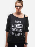 Mamagama - Does My Tum Look Big In This? Maternity Top - L/XL