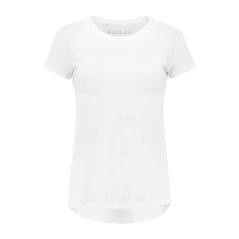 Nooboo - Luxe Bamboo Women T-Shirt White - L