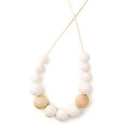 One.Chew.Three - Evie Necklace - Marble White