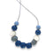 One.Chew.Three - Ruby Necklace - Navy