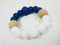 One.Chew.Three - Textured Silicone Teethers - Navy/White