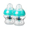 Tommee Tippee - Closer to Nature 2x 150ml Advanced Comfort Baby Feeding Bottle (Anti-Colic)