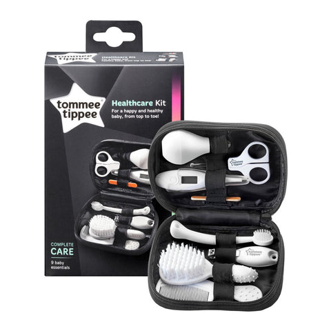 Tommee Tippee - Health Care Kit Contains: 1 x Digital Oral Thermometer, 1 x Baby Brush, 1 x Baby Comb, 1 x Baby Scissors, 1 x Baby Nail Clippers, 2 x Emery Boards, 1 x Toothbrush, 1 x Nasal Aspirator
