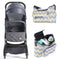 Teknum - Travel Lite Stroller - SLD by Teknum - Dark Grey + Sunveno Baby Stroller Organizer/Bag - Yellow wave-Teknum