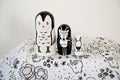 Wee Gallery - Set of 3 Nesting Dolls - Woodland Creatures - Owl, Deer, Bunny