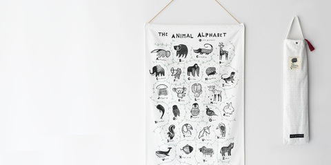 Wee Gallery -  Animal Alphabet Wall Hanging