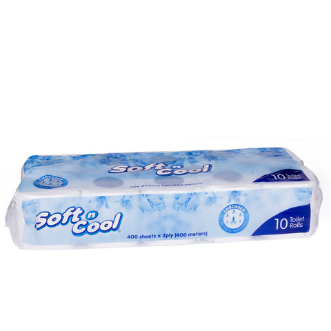 Soft N Cool-Toilet Roll 400 Sheets Pack Of 10 Rolls