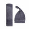 Aden+Anais - Snuggle Knit Swaddle Gift Set Navy Stripe