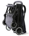 Teknum - Grey Travel Lite Stroller + Sunveno Diaper Bag Black with Hooks