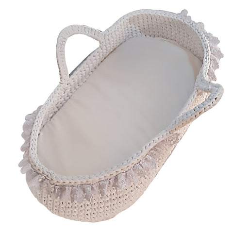 Pikkaboo - Handmade Crochet Moses Basket Carry Cot