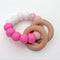 One.Chew.Three - Rattle Duo Teether - Pink