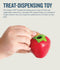 Planet Dog -  Orbee-Tuff Strawberry Treat-Dispensing Dog Chew Toy