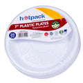 Hotpack - Plastic Round Plate 7” – 25Pcs