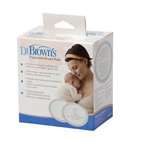 Dr. Browns - Disposable Breast Pad (Oval), 30-Pack